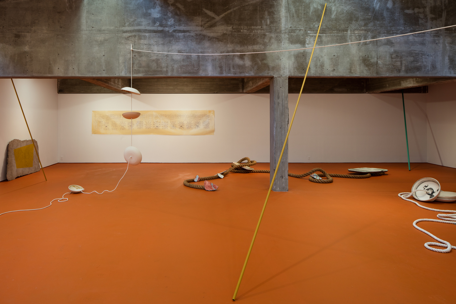 installation view mariana castillo deball: feathered changes, serpent disappearances, san francisco art institute, 2016. photo: gregory goode


&amp;nbsp;
