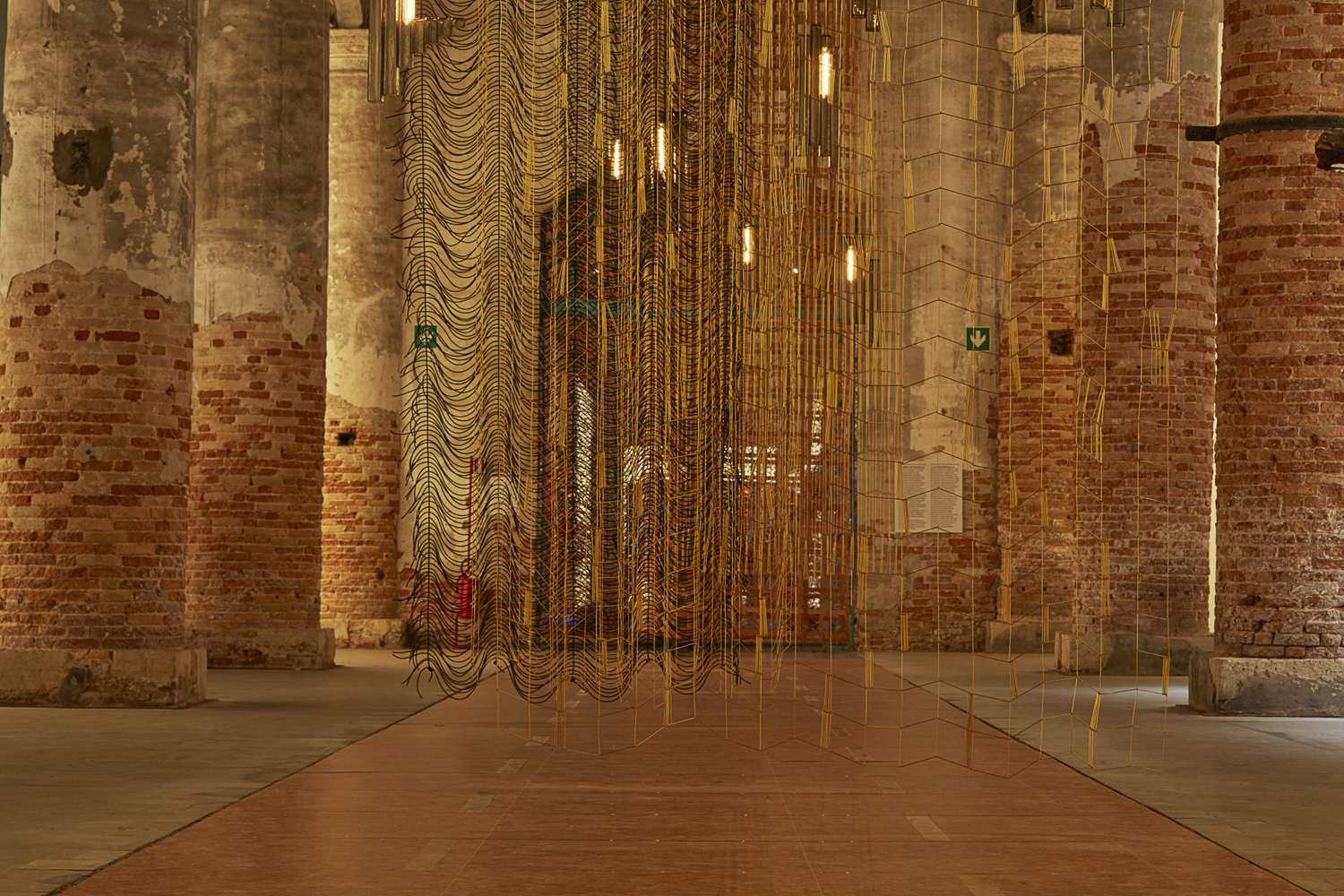 installation view of leonor antunes in 57th venice biennia: viva arte viva, italy, 2017. photo: nick ash


&amp;nbsp;
