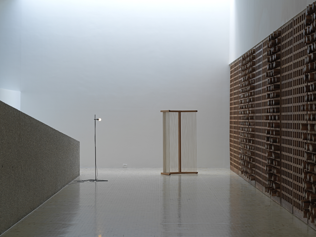 installation view leonor antunes: discrepancies with c.p, museo tamayo, mexico city, 2018. photo: nick ash
&amp;nbsp;
&amp;nbsp;