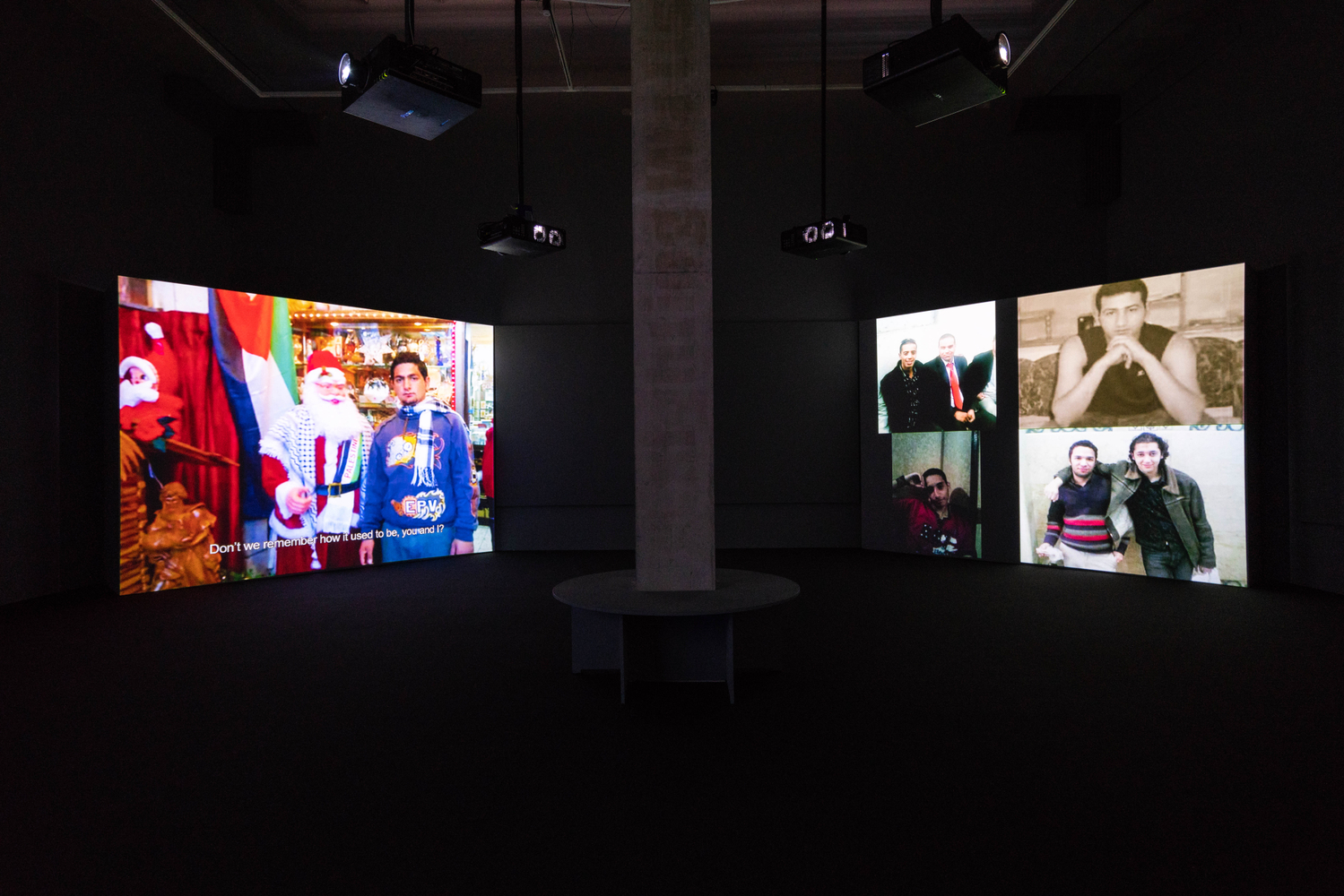 vista de instalaci&amp;oacute;n akram zaatari: the script, new art exchange, nottingham, 2018. cortes&amp;iacute;a del artista