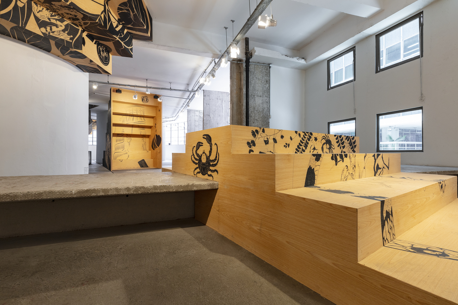 installation views mariana castillo deball: a&amp;nbsp;noite, as part of to-day project, pivô, são paulo, 2023. photo: everton ballardin


&amp;nbsp;
