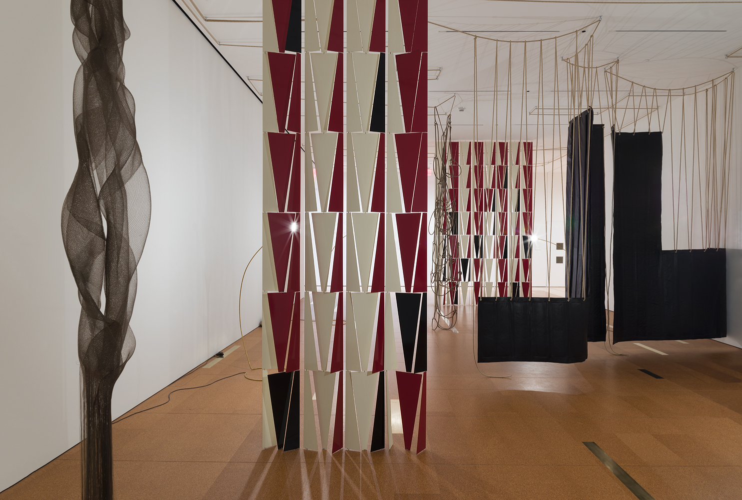 installation view leonor antunes: new work, san francisco museum of modern art, 2026. photo: david funk


&amp;nbsp;
