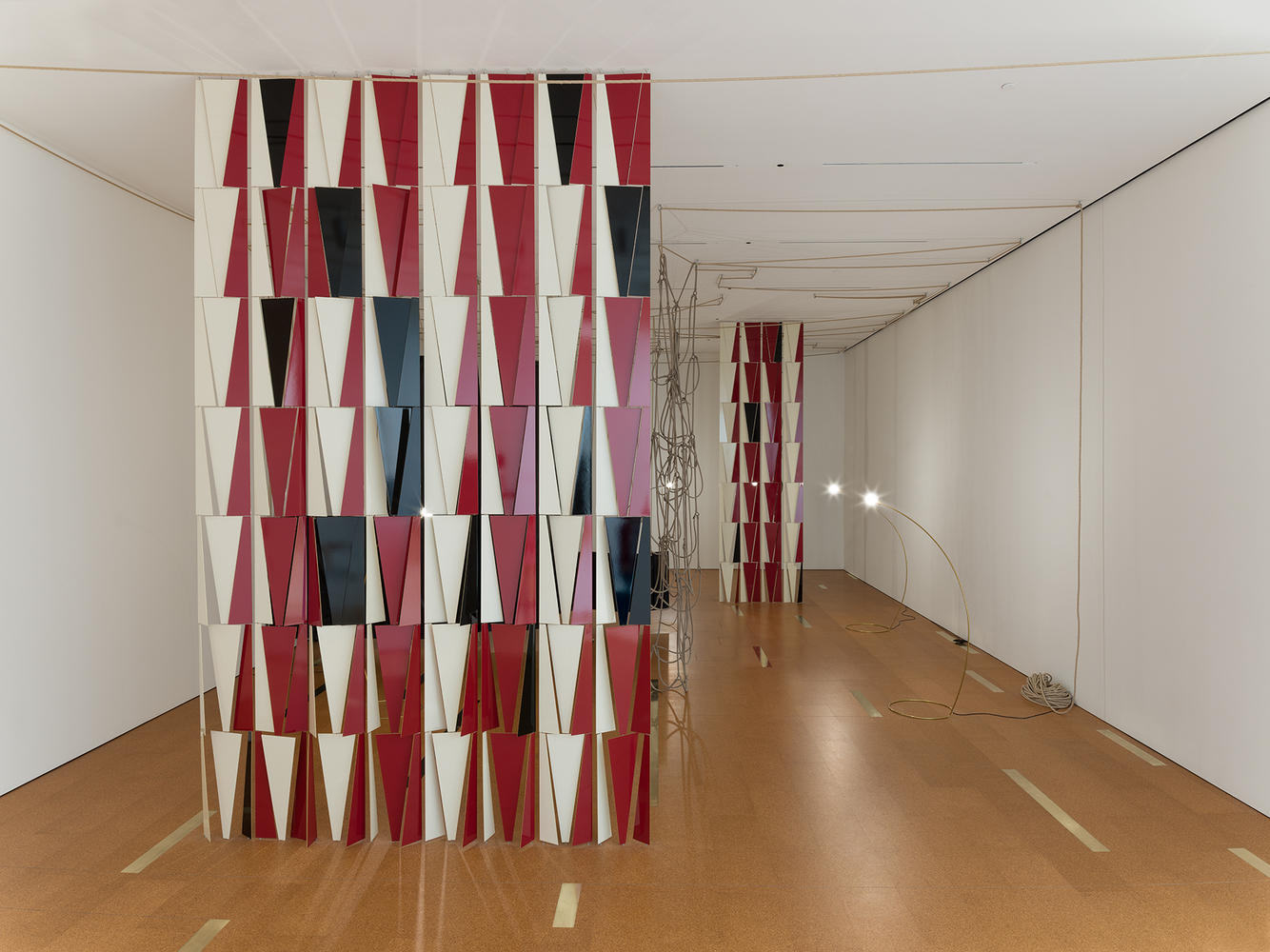 installation view leonor antunes: new work, san francisco museum of modern art, 2026. photo: david funk


&amp;nbsp;
