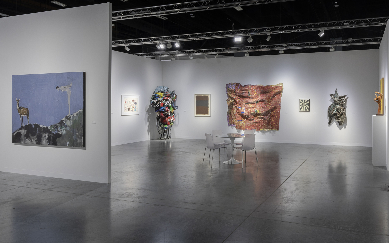 Installation views of Art Basel Miami Beach 2021, Booth C8, at the Miami Beach Convention Center. Photography by Dawn Blackman.