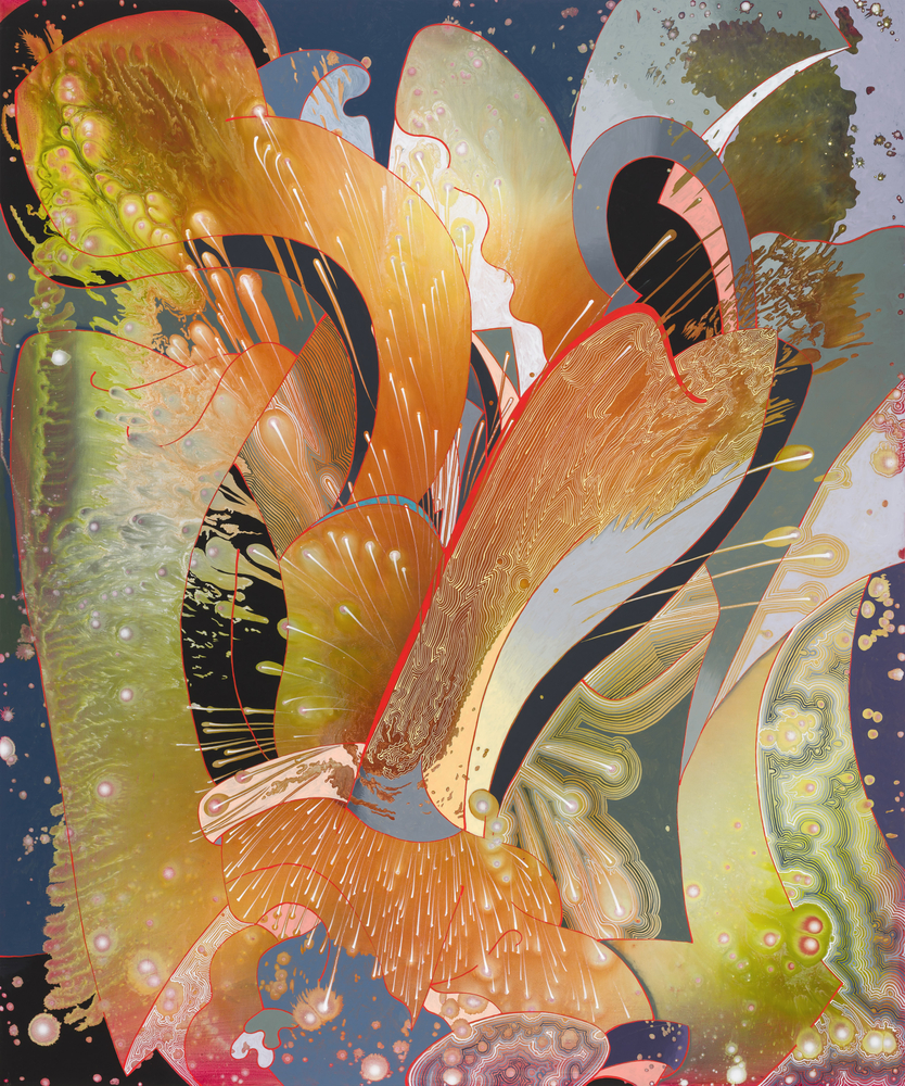 Do-Si-Do 1, 2025 Acrylic on linen 54 x 45 inches