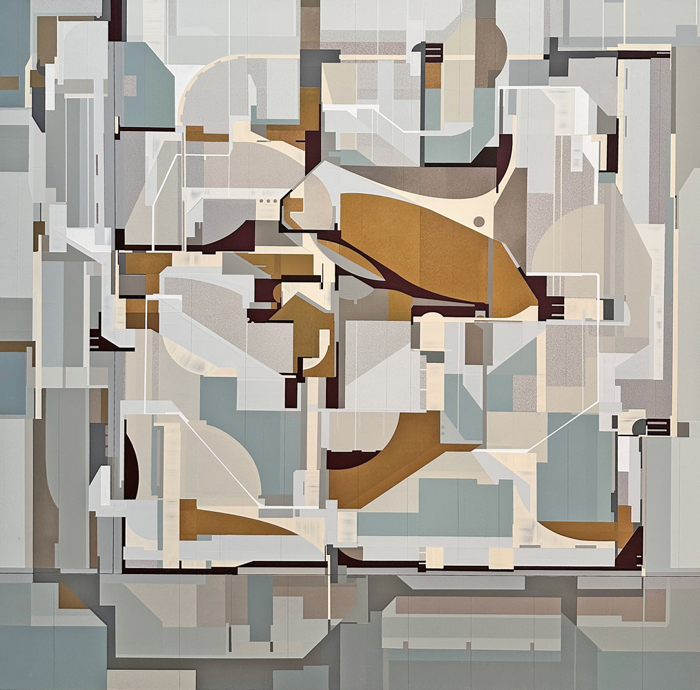 James Kennedy
Isolated incident 2404/ 19, 2025
acrylic polymer on incised eucalyptus masonite
52h x 52w in