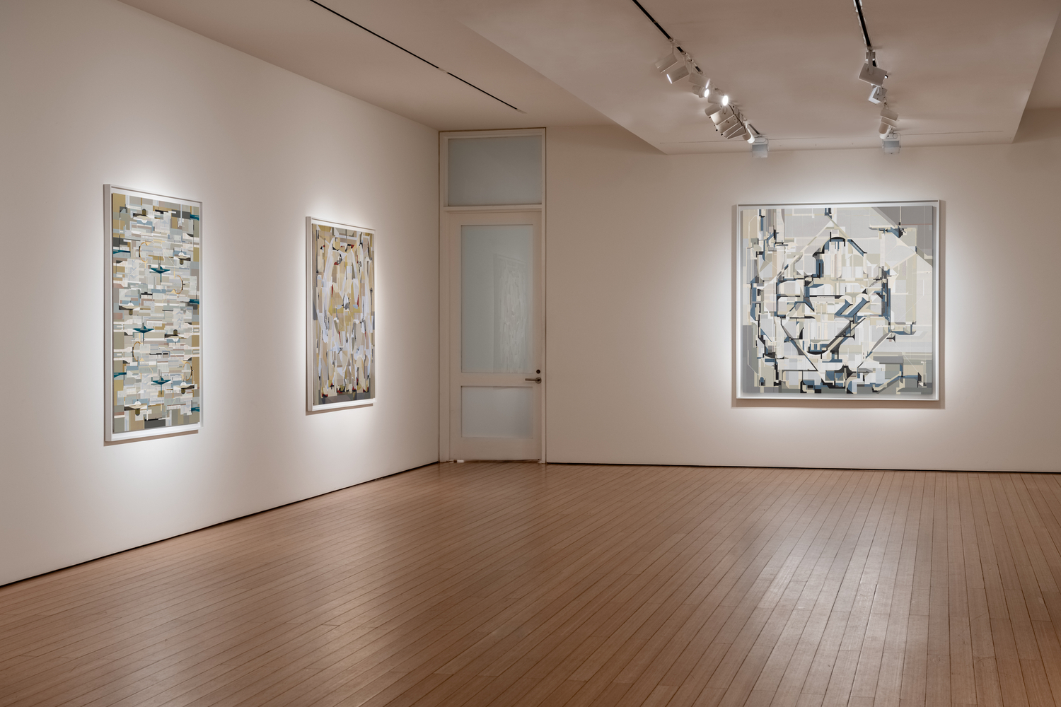 James Kennedy
Gallery View, 2025
acrylic polymer on incised eucalyptus masonite