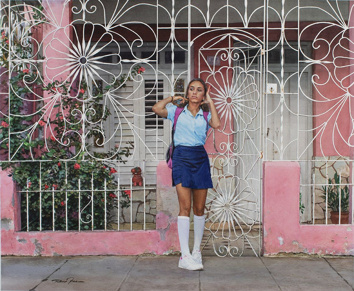 Rance Jones, Emanation, 2024, watercolor on paper, 23 x 28 inches