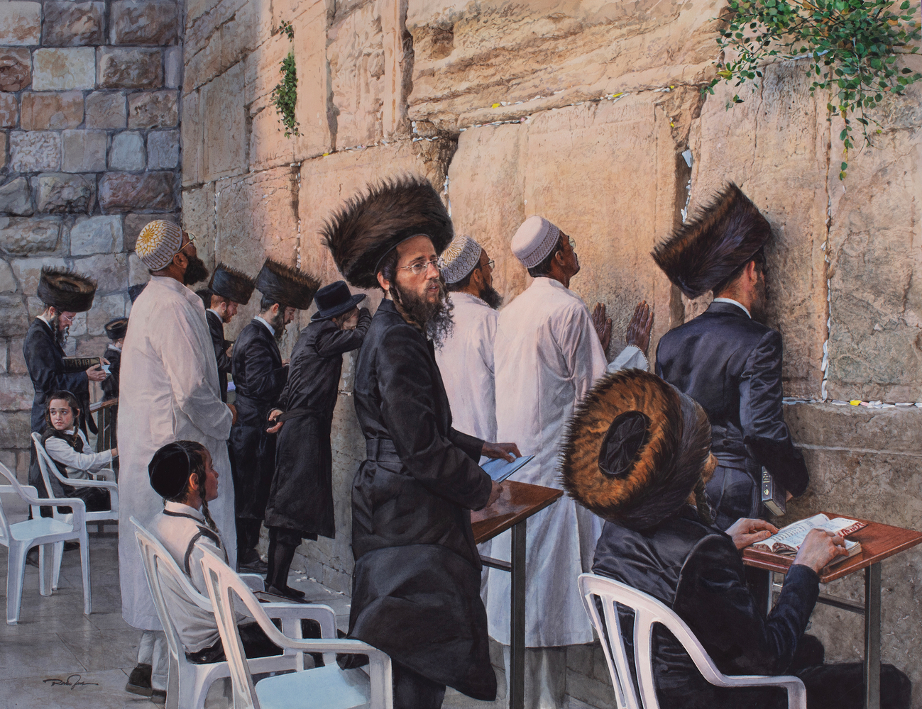 Rance Jones, Wall #2, watercolor on paper, 28 x 37 inches