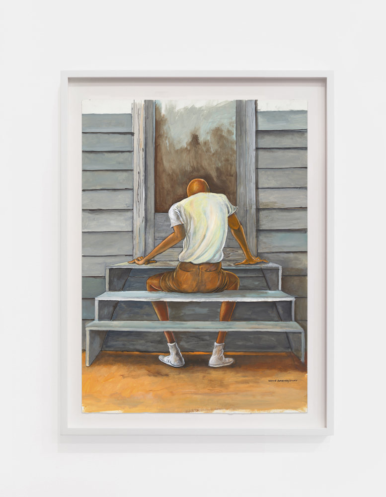 Study for Steps, 1998
Acrylic on paper
32 x 26 inches (81.3 x 66 cm)