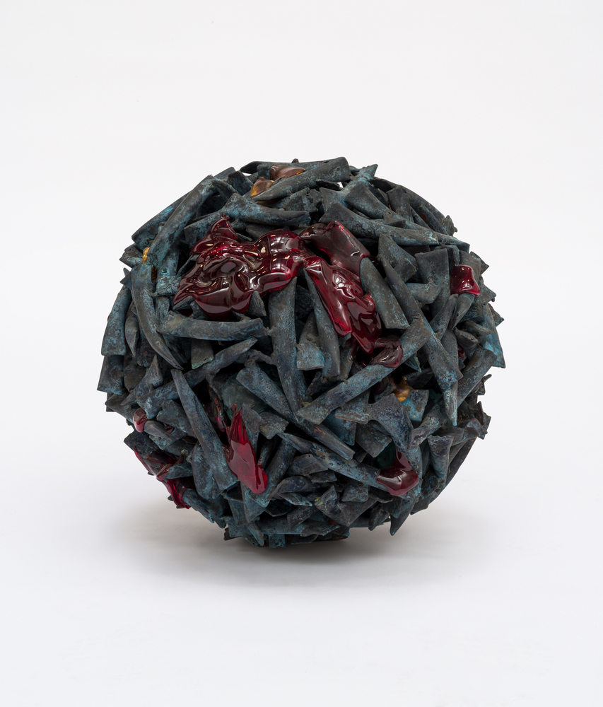 Point as a Set, c. 1965
Copper and glass
21 x 21 x 21 inches (53.3 x 53.3 x 53.3 cm)