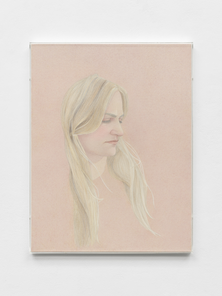 Kira, 2023
Caran d&amp;#39;ache and graphite on paper
28 1/2 x 22 inches (72.4 x 55.9 cm)