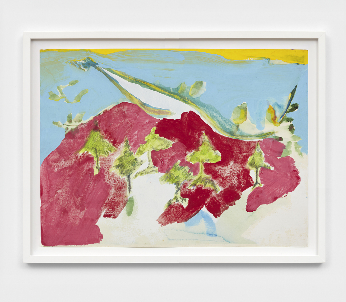 The Swift Side, 1983
Acrylic wash and watercolor on paper
22 1/8 x 30 inches (56 x 76.2 cm)