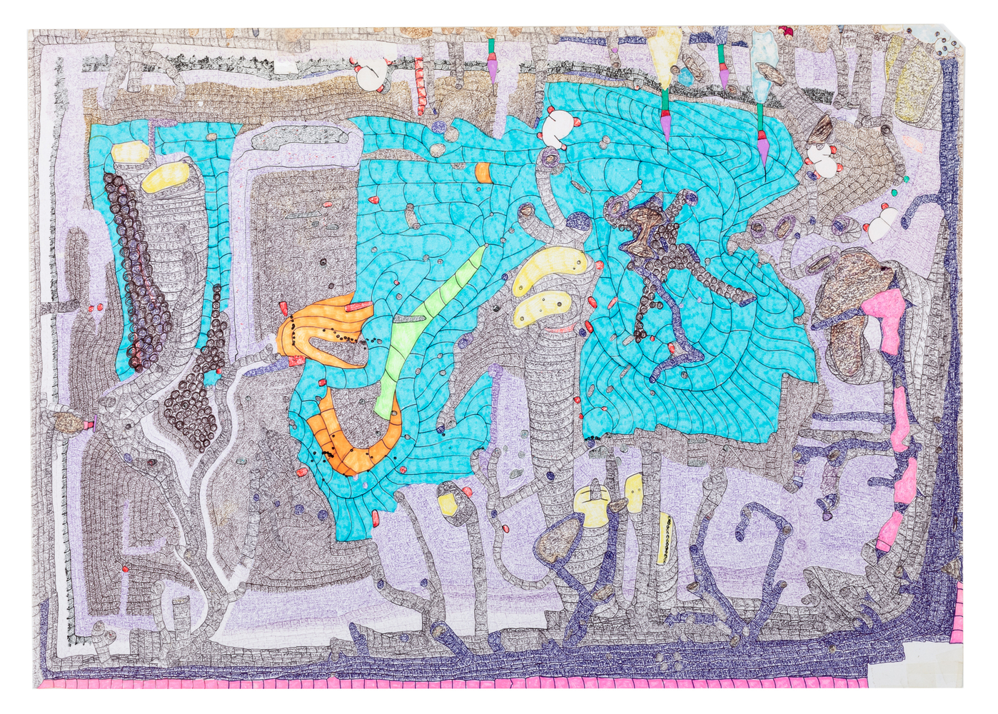 Untitled, 2009

ink, cellulose tape on paper

16 1/2 x 23 3/8 in. / 42 x 59.5 cm