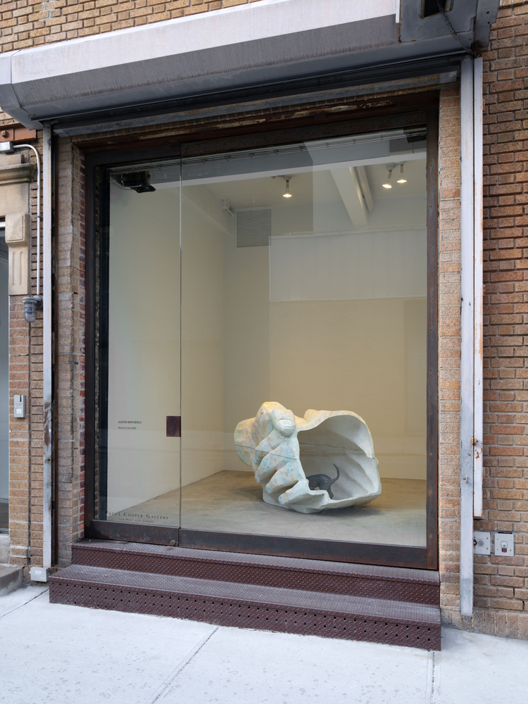 Installation view of Justin Matherly, Room to live (2020), Paula Cooper Gallery, New York.