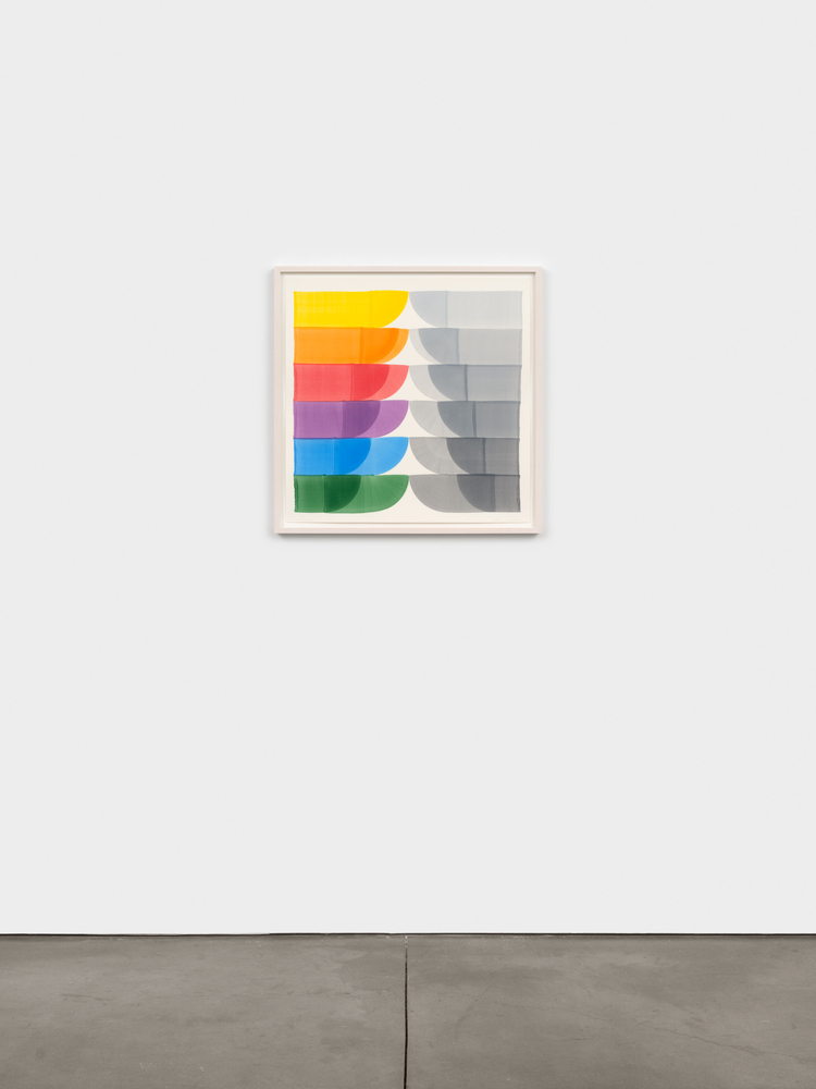 Dan Walsh  LHP-WC 20, 2024  watercolor on Lana hot press paper  26 x 26 in. (66 x 66 cm)  frame: 28 3/8 x 28 1/4 x 1 1/2 in. (72.1 x 71.8 x 3.8 cm)  titled lower left, signed and dated lower right recto