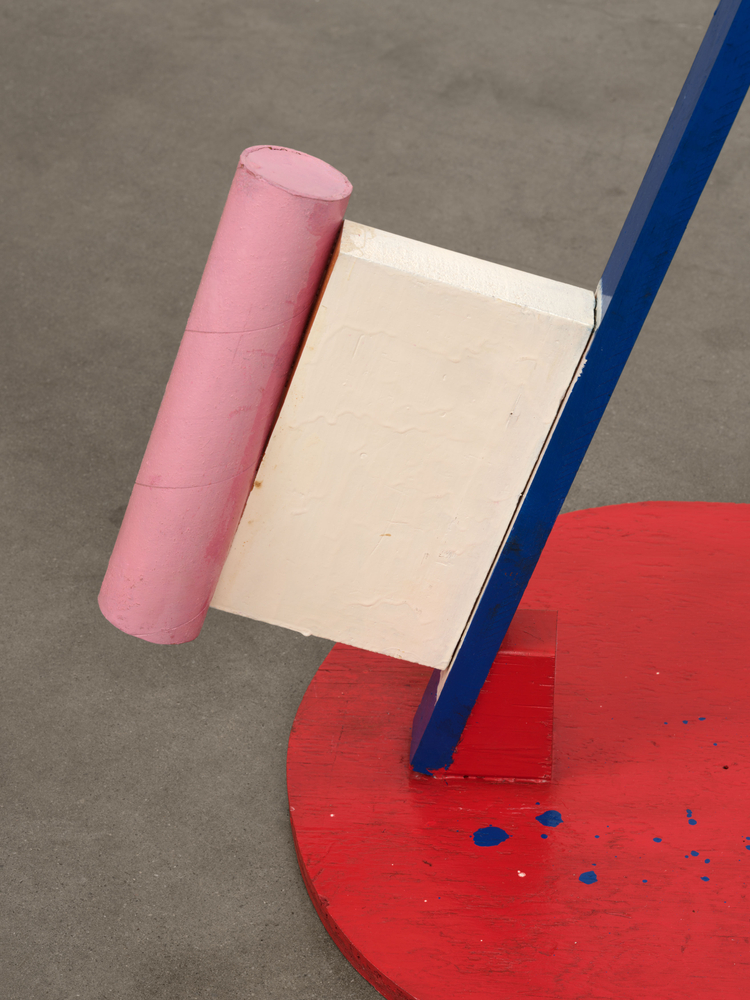 Claes Oldenburg &amp;amp; Coosje van Bruggen
Model of Cross Section of a Toothbrush with Paste in a Cup, 1980
wood, cardboard tube, paint
59 1/4 x 28 x 17 in. (150.5 x 71.1 x 43.2 cm)