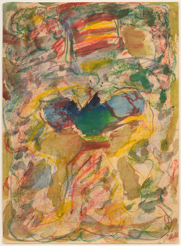 Claes Oldenburg
Study Using an American Flag, 1960
crayon, pastel, watercolor
13 5/8 x 10 in. (34.6 x 25.4 cm)

20 3/8 x 16 3/8 x 1 in. (51.8 x 41.6 x 2.5 cm)