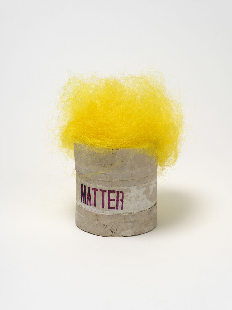 Veronica Ryan
Matter, mid-2000s/2021
hydrocal, hair
10 x 10 x 10 in. (25.4 x 25.4 x 25.4 cm)