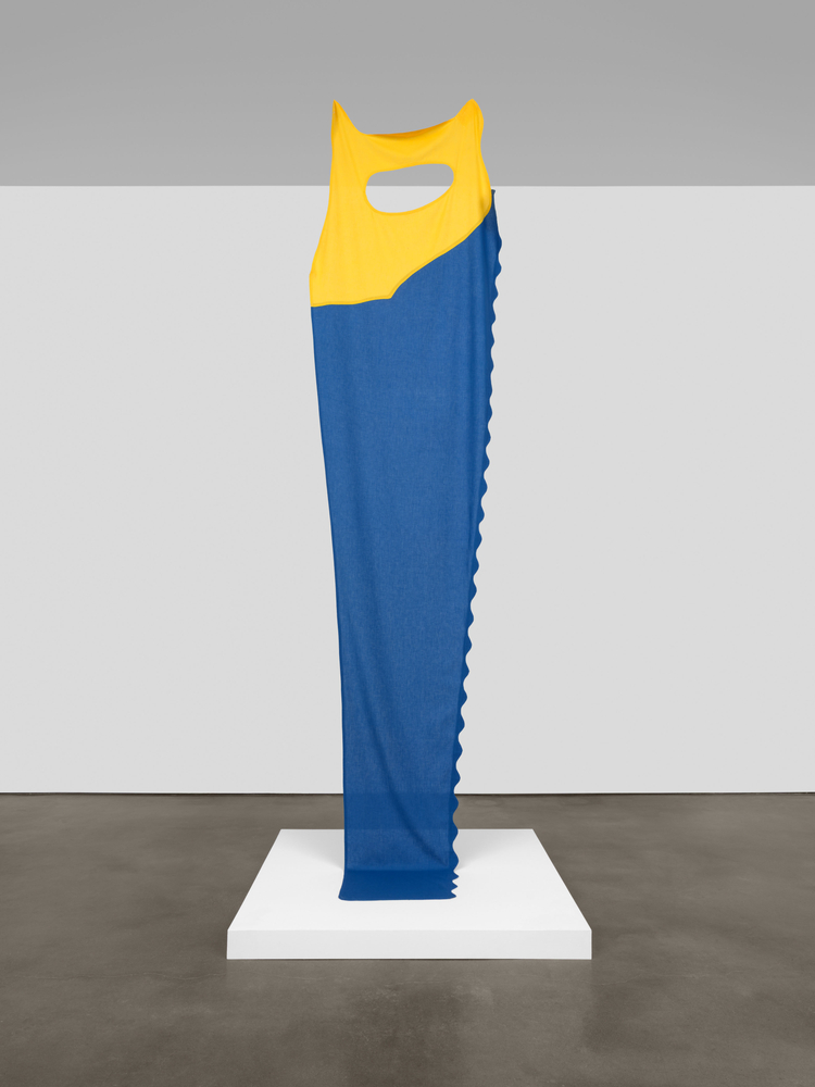Claes Oldenburg  Giant Saw - Soft Version (study), c.1966  cloth  13 ft x 38 in.