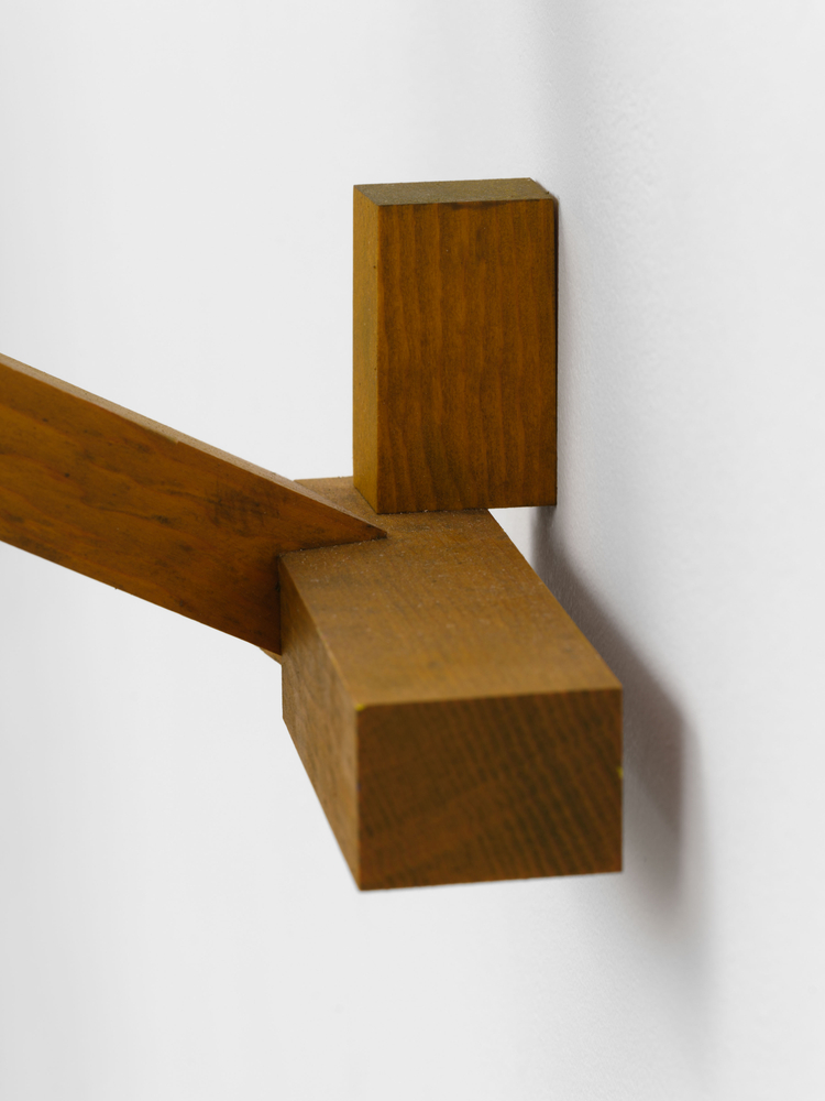 Joel Shapiro
untitled, 2023
wood and oil paint
8 5/8 x 7 1/4 x 10 1/4 in. (21.9 x 18.4 x 26 cm)

signed and dated verso: &amp;quot;Joel Shapiro 2023&amp;quot;

On Reserve