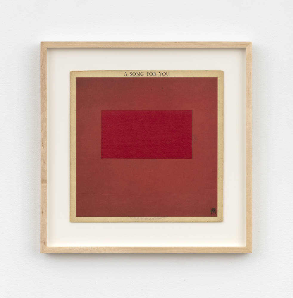 Christian Marclay  Untitled (from the series "Imaginary Records"), 1989  altered record cover   12 1/4 x 12 1/4 in. (31.1 x 31.1 cm)  frame: 17 x 17 x 1 1/2 in. (43.2 x 43.2 x 3.8 cm)  signed &amp; dated verso