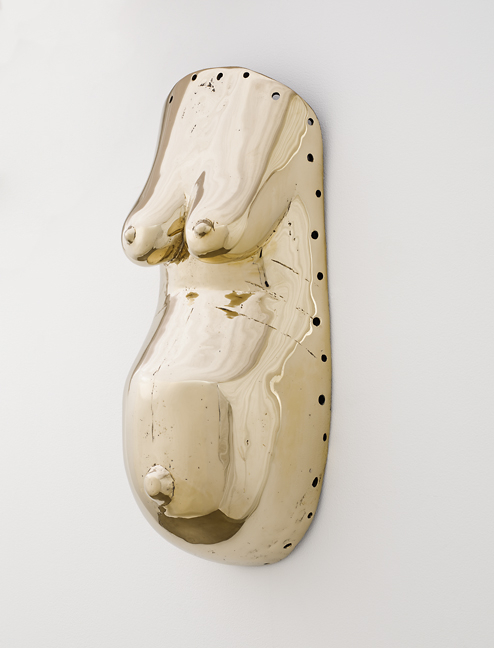 Sherrie Levine  Body Mask, 2007  cast bronze  22 1/2 x 9 1/2 x 5 3/4 in. (57.2 x 24.1 x 14.6 cm)  Edition 3 of 12, 2AP