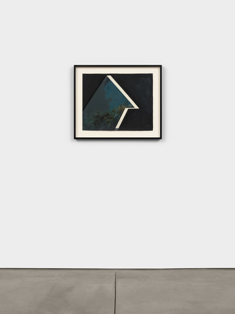 Jay DeFeo

Homage to Thomas Albright No. 4, 1983

oil with tape on paper

19 5/8 x 24 3/8 in. (49.8 x 61.9 cm)

frame: 25 1/4 x 30 1/8 x 2 in. (64.1 x 76.5 x 5.1 cm)

signed and dated recto lower right