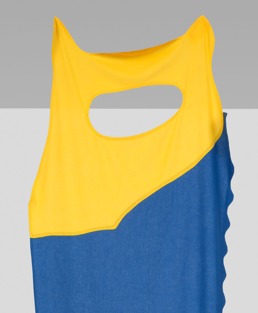 Claes Oldenburg  Giant Saw - Soft Version (study), c.1966  cloth  13 ft x 38 in.