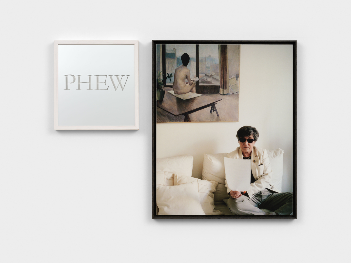 Sophie Calle

&amp;nbsp;

Take Care of Yourself. United Nations Expert in Women&amp;#39;s Rights, Fran&amp;ccedil;oise Gaspard, 2007

portrait: Fine Art print dry mounted on aluminum, wooden frame

text: silkscreen on glass, wooden frame

portrait: 25 3/4 x 20 3/4 in. (65.4 x 52.7 cm)

text: 13 x 12 1/2 in. (33 x 31.8 cm)

overall: 25 3/4 x 34 13/16 in. (65.4 x 88.4 cm)

Edition 1 of 3 (English), + 1 AP

Edition of 3 English, Edition of 3 French, 2 APs