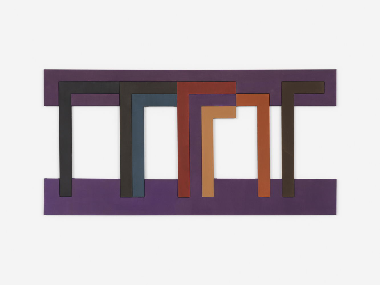 David Novros

Untitled, 2024

oil on canvas

10 panels, overall:&amp;nbsp; 48 x 96 1/2 in. (121.9 x 245.1 cm)