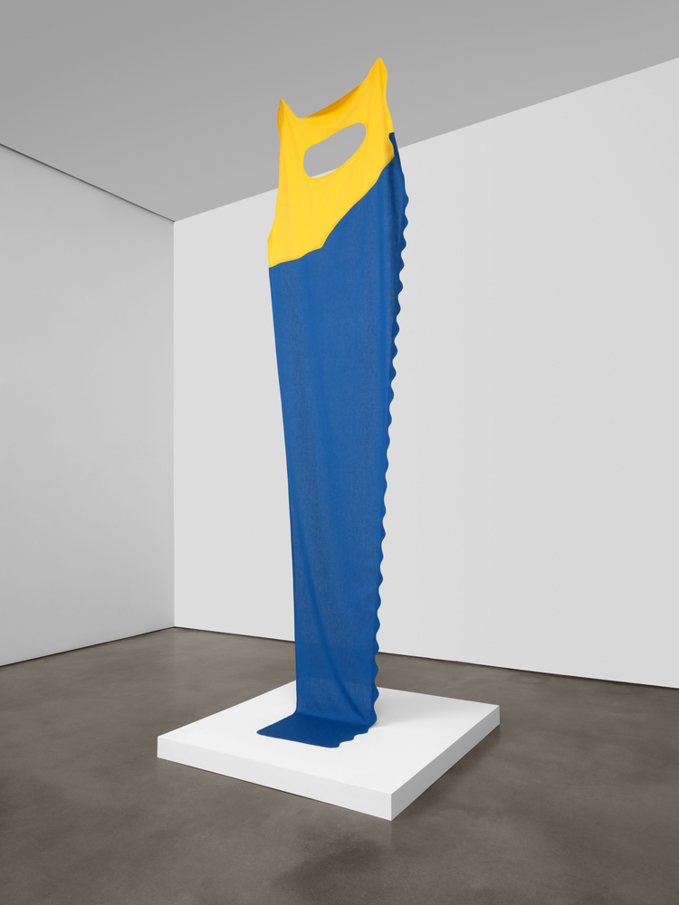 Claes Oldenburg  Giant Saw - Soft Version (study), c.1966  cloth  13 ft x 38 in.