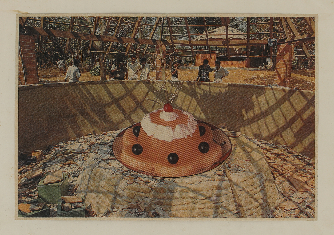 From the series Mild Terrors II
1991&amp;ndash;96
Collage from print media on A4 sheet