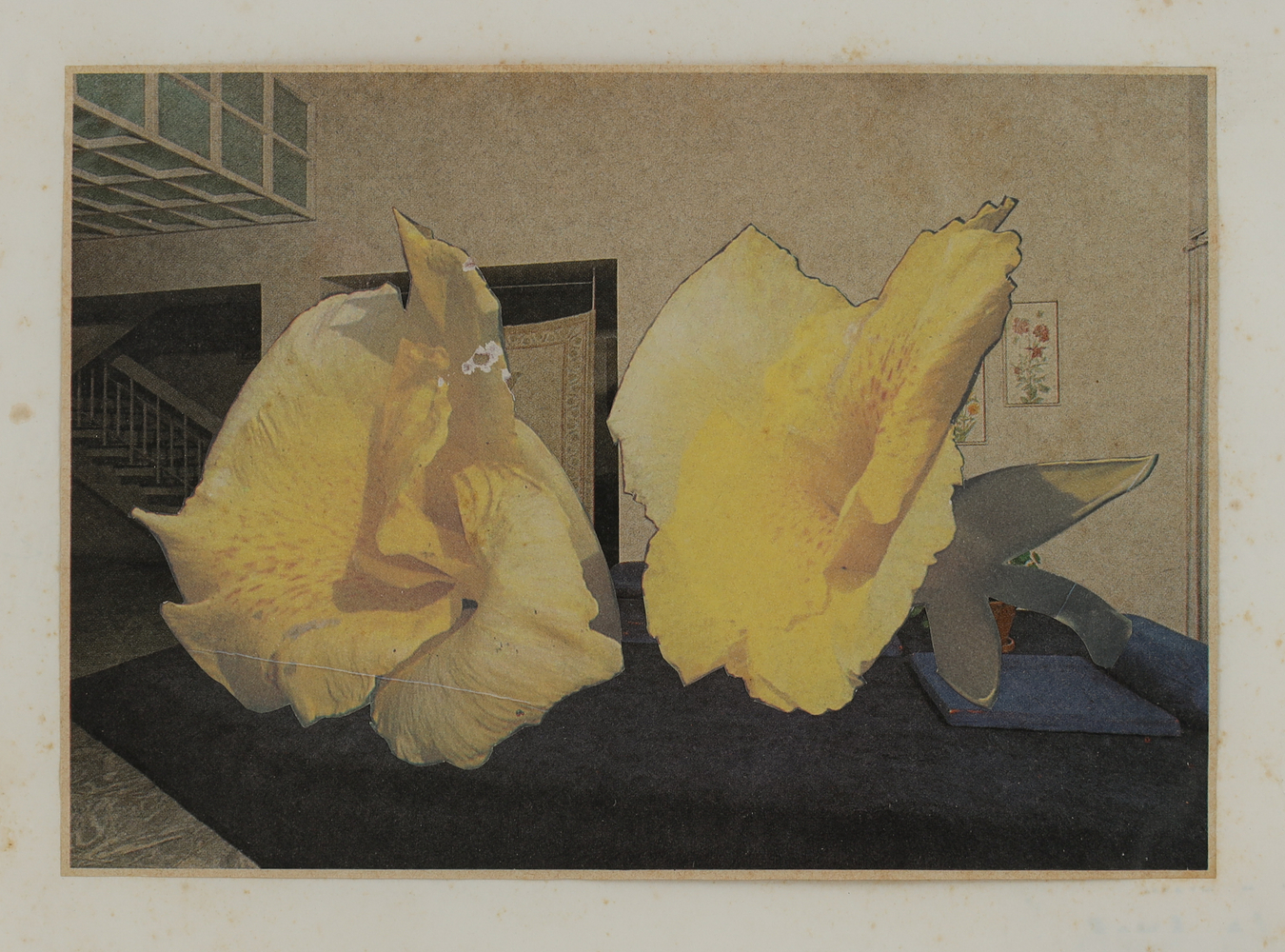 From the series Mild Terrors II
1991&amp;ndash;96
Collage from print media on A4 sheet