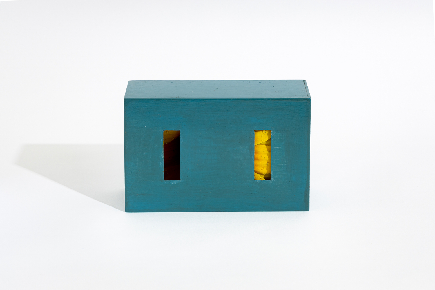 From the series Table Top Sculptures
Early 1990s
Sunflower, MDF board, oil paint
10.5 x 16.6 x 6.5 cm / 4.1 x 6.5 x 2.5 in