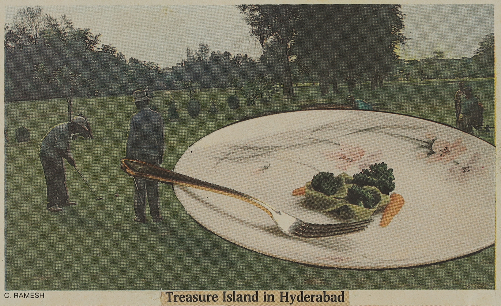 From the series Mild Terrors II
1991&amp;ndash;96
Collage from print media on A4 sheet