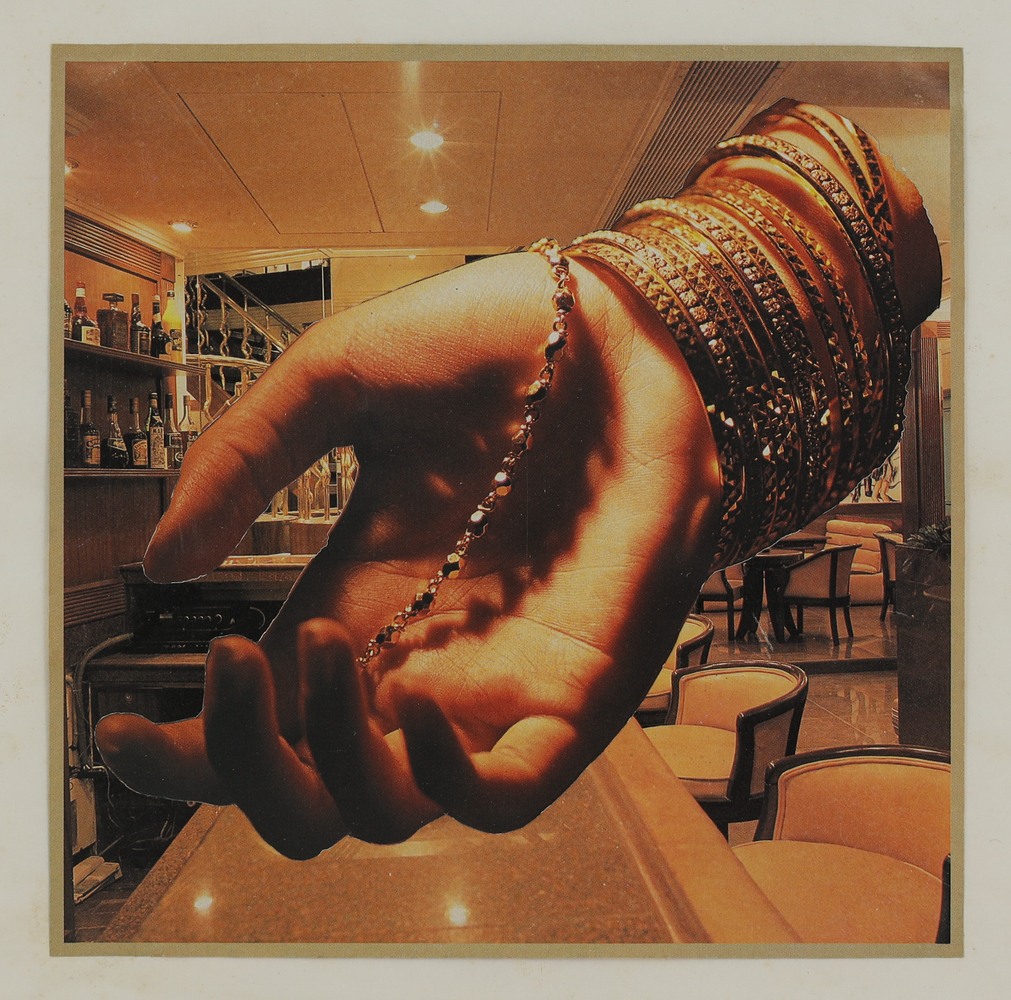 From the series Mild Terrors II
1991&amp;ndash;96
Collage from print media on A4 sheet