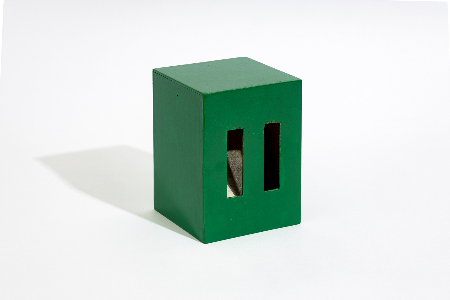 From the series Table Top Sculptures
Early 1990s
Mirror, MDF board, oil paint
12.9 x 9.5 x 9.5 cm / 5.1 x 3.75 x 3.75 in