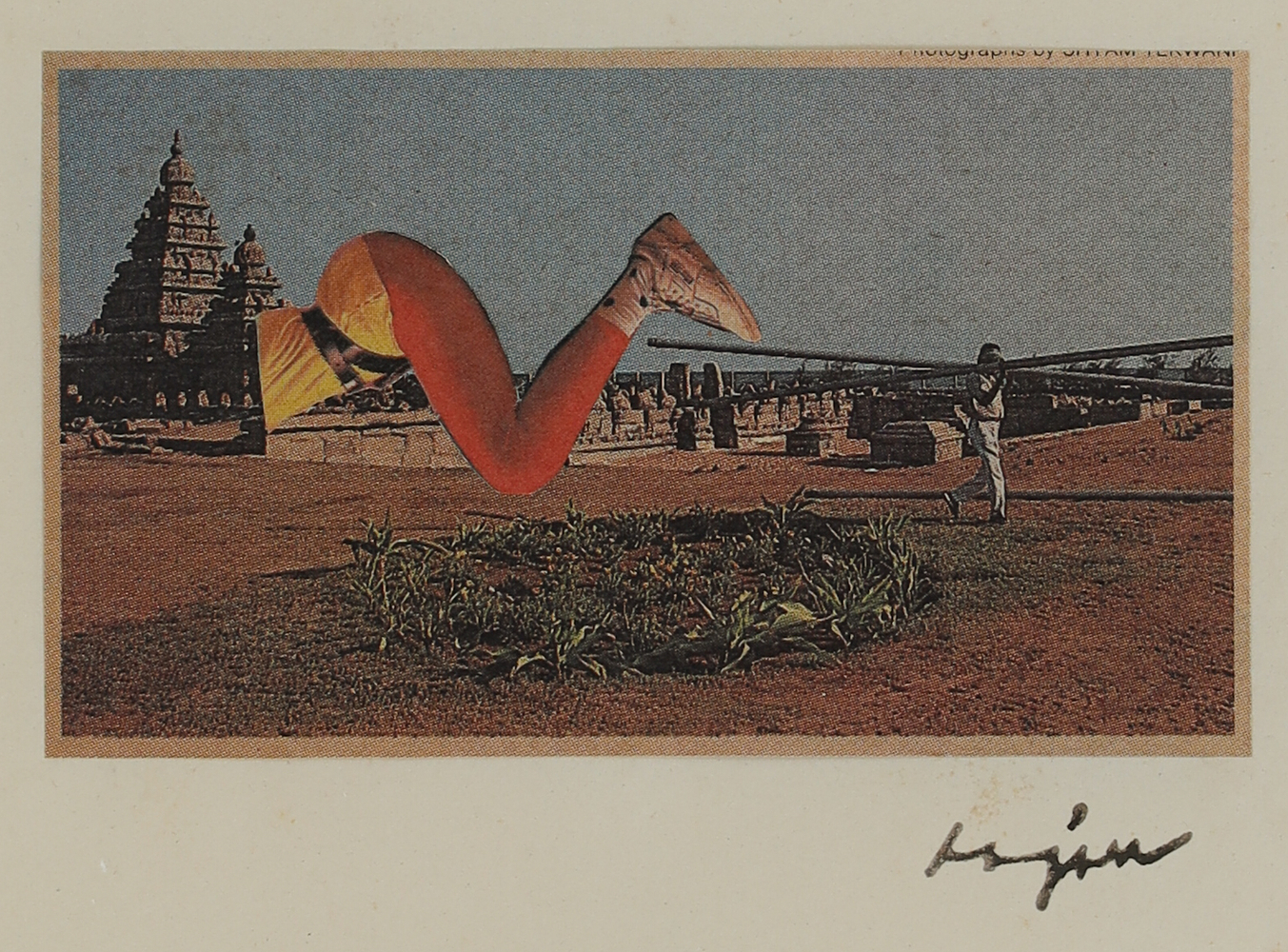 From the series Mild Terrors II
1991&amp;ndash;96
Collage from print media on A4 sheet