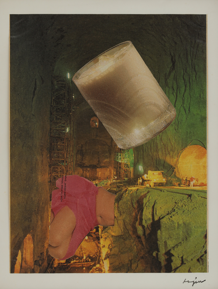 From the series Mild Terrors II
1991&amp;ndash;96
Collage from print media on A4 sheet