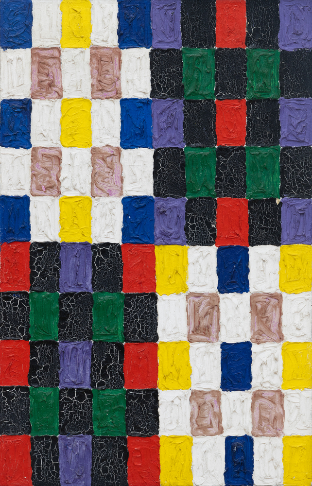 Alfred Jensen

Mexican Cycle, 1959

oil on canvas

28 x 18 in.
71.1 x 45.7 cm.

(AJ003)