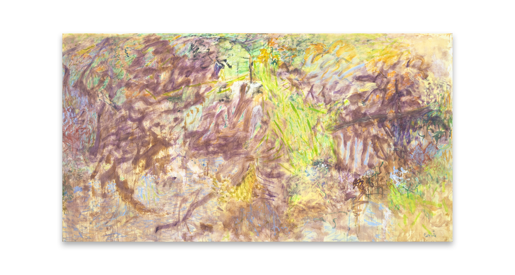 Pat Passlof

Atheneum, 1960-61

oil on canvas

77 x 144 in.
195.58 x 365.76 cm.

(PASS034)