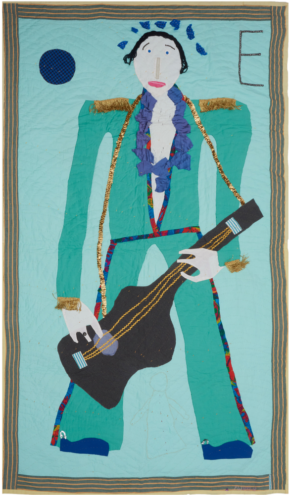 Yvonne Wells
Elvis II, 1997
Assorted fabrics
83 x 49.5 in