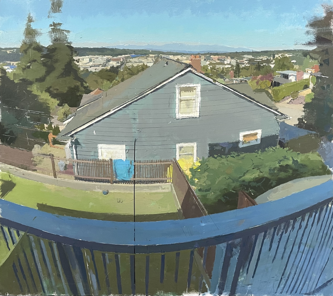 Ballard from Steve’s  32″ x 36″  Oil On Linen Mounted On Panel