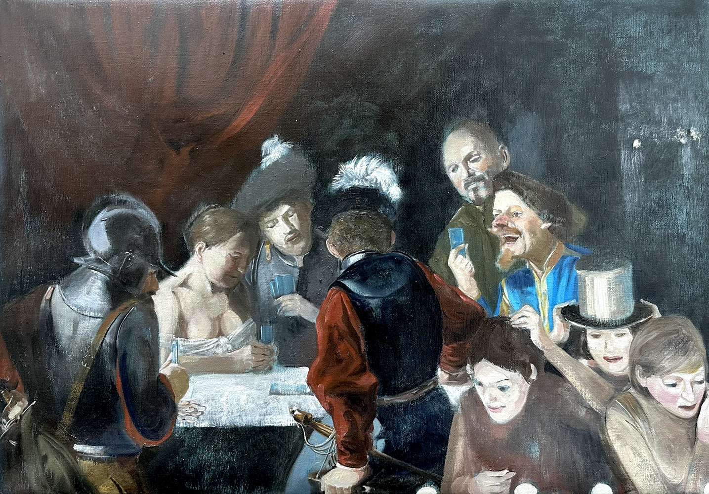 Untitled 3  19.75" x 27.5"  Oil On Canvas