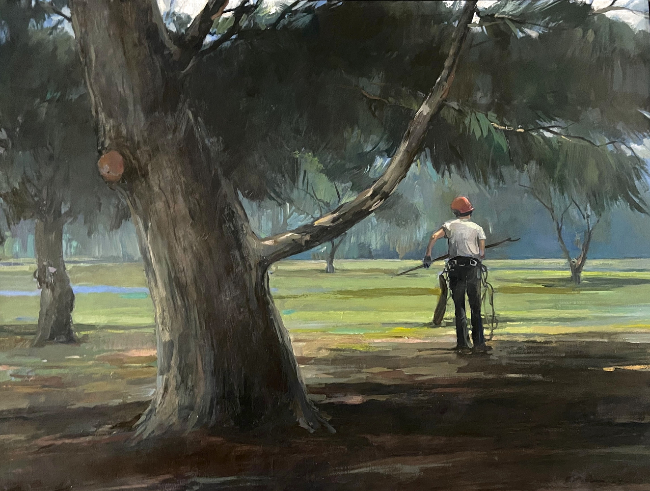 Hunt  24″ x 32″  Oil On Canvas