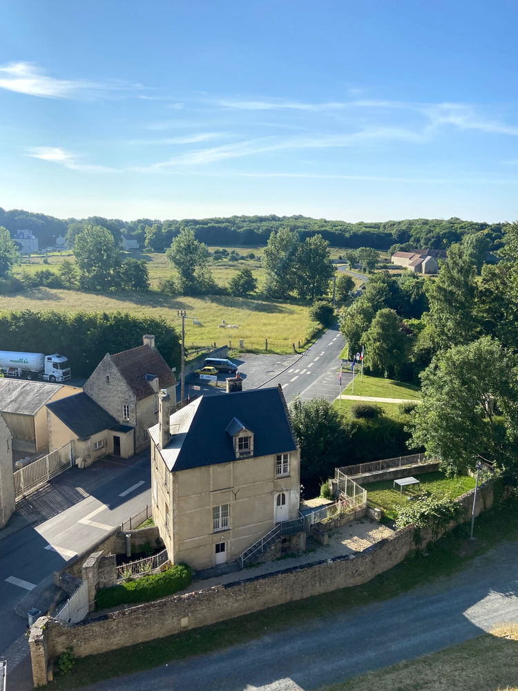 Views of Martenson's visit to Normandy, France