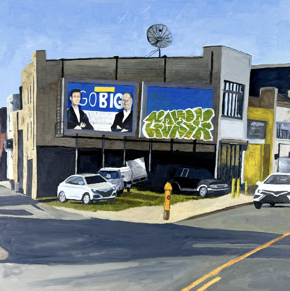 Go Big  12" x 12"  Oil On Panel