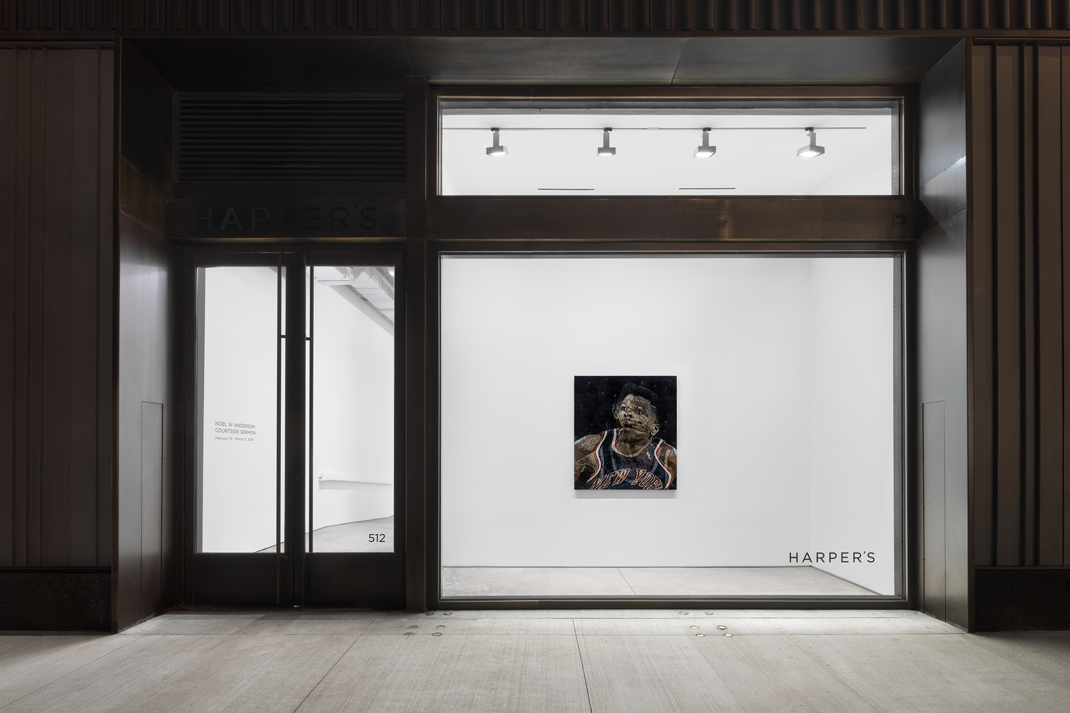 Noel Anderson: Courtside Sermon (installation view)