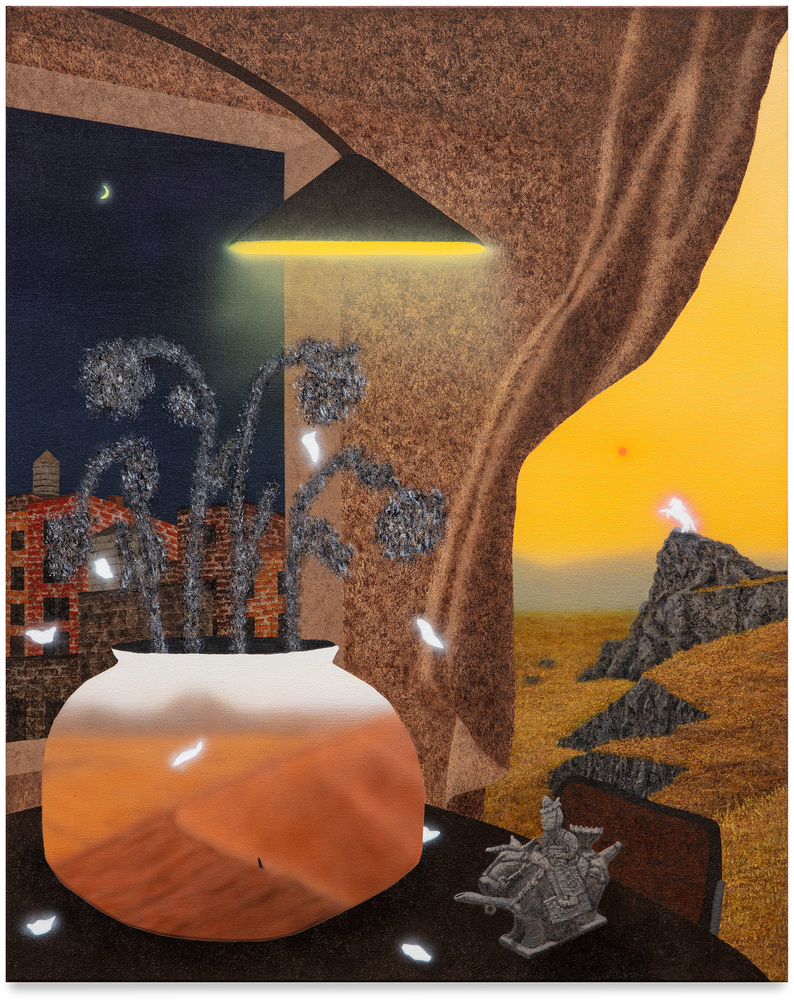 Sung Hwa Kim, Still Life with Vase and Horse Rider Shaped Vessel, 2026